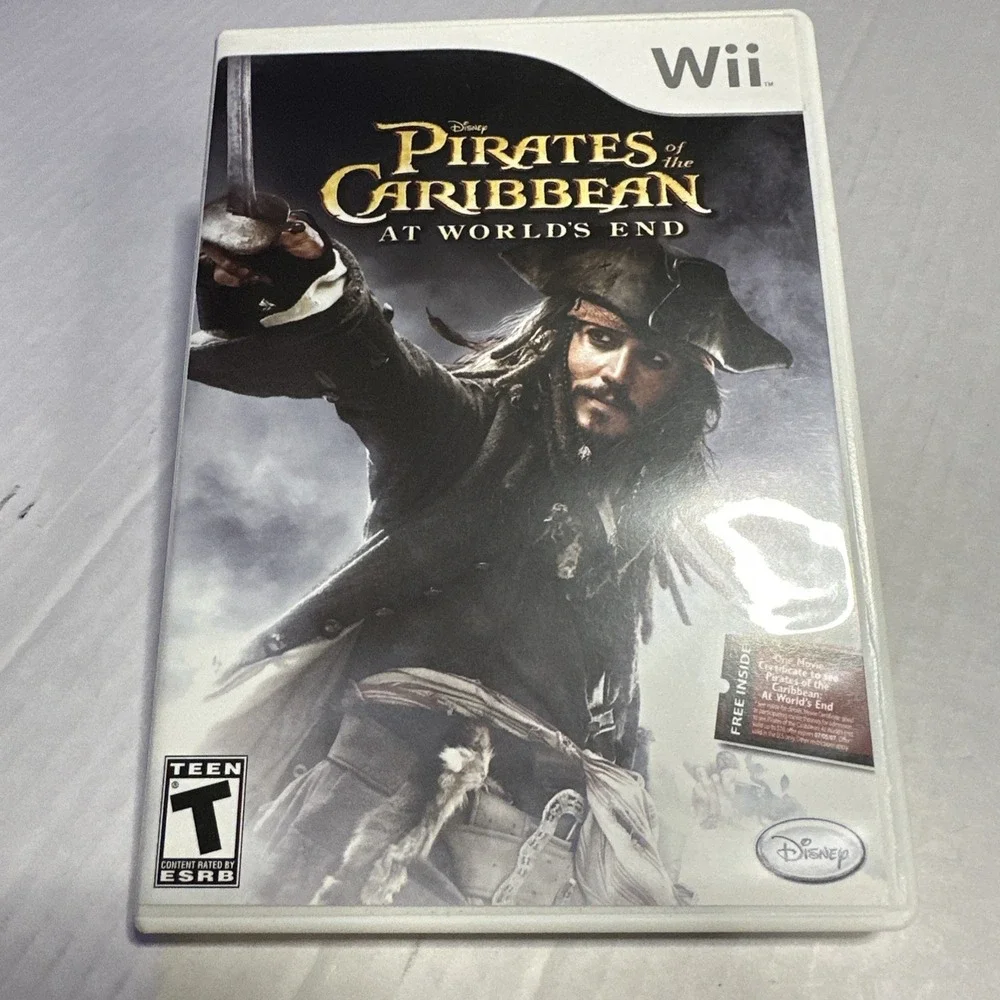 Pirates of the Caribbean At Worlds End Nintendo Wii w/ Manual Rating: T